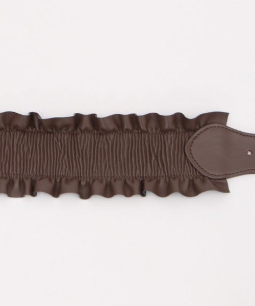 axes femme（アクシーズファム）の「クラシカルバックルゴムベルト（ベルト・レディース・ブラウン/ブラック/ゴールド・FREE）」の17枚目の写真