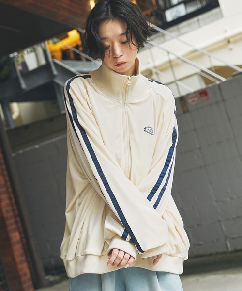 バーバリー 16AWサイドライントラックジャケットM プローサム Starting Over ジャージ embroidery side line track jacket/胸