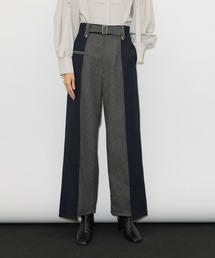 UNITED TOKYO | バイカラーコンビパンツ(スラックス)