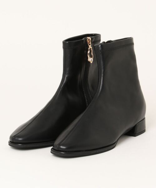 Bridget Birkin(ブリジットバーキン)の「【Bridget Birkin】パールチャームショートブーツ(533026)(ブーツ・レディース・アイボリー/ベージュ/ブラック・M/L/S)」の10枚目の写真