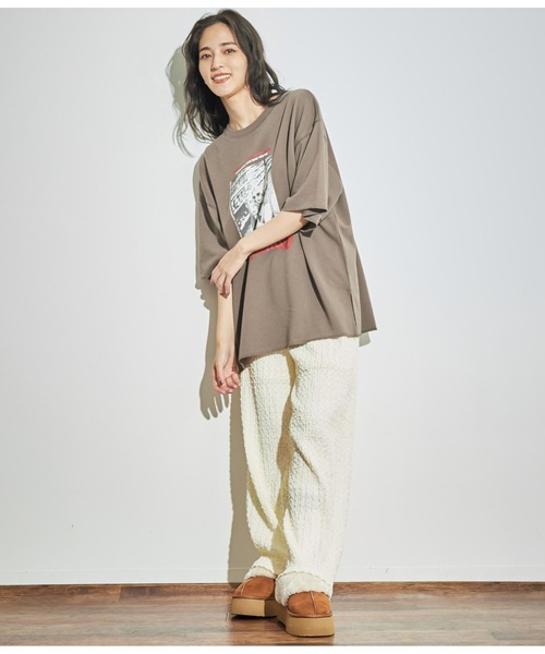 ANAP(アナップ)の「ジャガードカットワイドパンツ【セットアップ対応】(その他パンツ・レディース・ブラック/オフホワイト・FREE)」の11枚目の写真