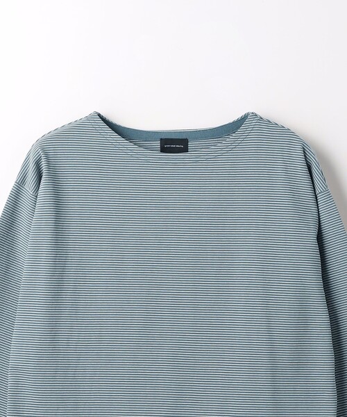 green label relaxing（グリーンレーベルリラクシング）の「バスクボーダー 長袖 カットソー（Tシャツ/カットソー・メンズ・ライトブルー/ライトグレー・L/S/M/XL）」の16枚目の写真