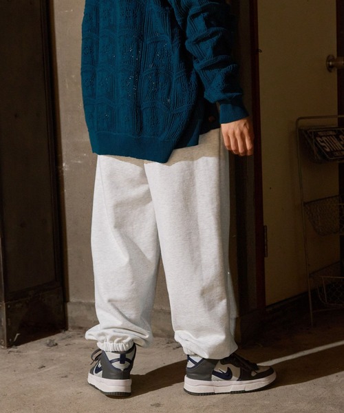 PBLIM（ページボーイリム）の「PBLIM/ピンタックスウェットパンツ（スウェットパンツ・レディース・グレー/ネイビー・LARGE/MEDIUM）」の9枚目の写真