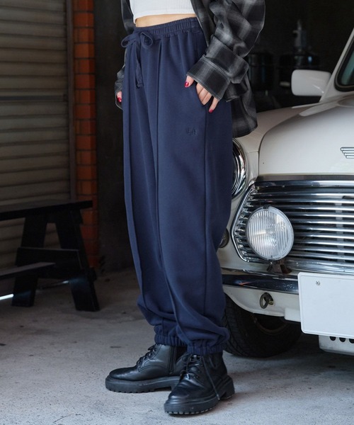 PBLIM（ページボーイリム）の「PBLIM/ピンタックスウェットパンツ（スウェットパンツ・レディース・グレー/ネイビー・LARGE/MEDIUM）」の15枚目の写真