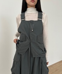 【DIDOT.】カーゴ ナイロン ベスト