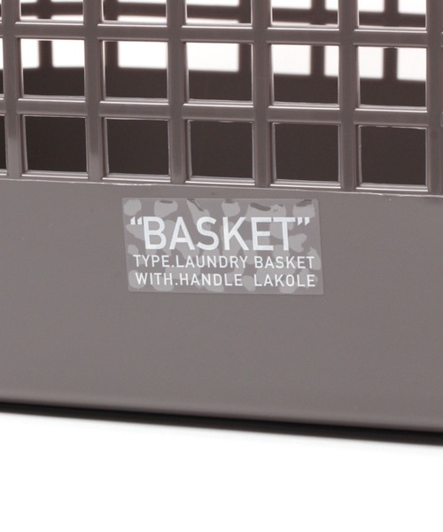 LAKOLE（ラコレ）の「やわらかランドリーバスケット(S) / 975132（ランドリーグッズ・レディース・チャコール・FREE）」の3枚目の写真