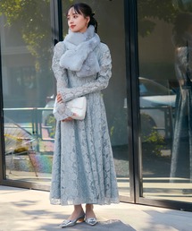 【VIS DRESS】総レースバックオープンワンピース