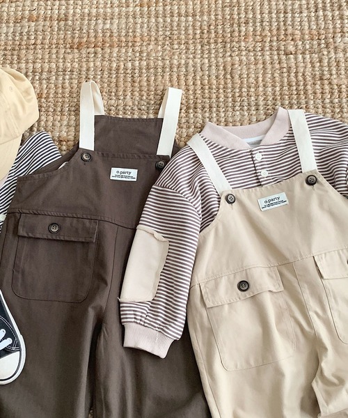 aimoha（アイモハ）の「aimoha-KIDS- 子供服 　ワークサロペット　オールインワン（サロペット/オーバーオール・キッズ・カーキ/ベージュ・120/110/140/130/100/90）」の13枚目の写真