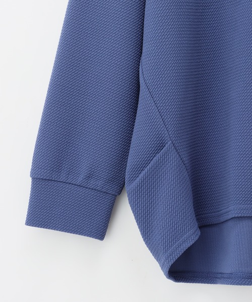 Honeys(ハニーズ)の「ジャカードチュニックトップス(Tシャツ/カットソー・レディース・グリーン/ブラック/ブルー/アイボリー/モカ・L/LL/M)」の20枚目の写真