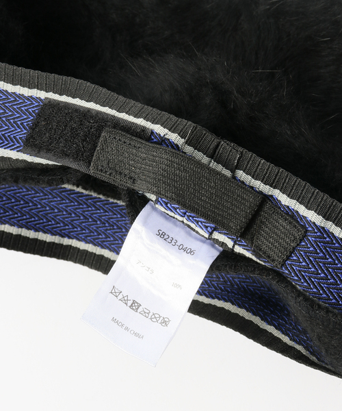 JOINT WORKS（ジョイントワークス）の「【SUBLiME/サブライム】 HELLO ANGOLA HAT（ハット・メンズ・ブラック/グレー・FREE）」の13枚目の写真