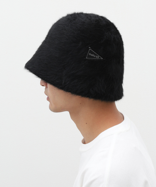 JOINT WORKS（ジョイントワークス）の「【SUBLiME/サブライム】 HELLO ANGOLA HAT（ハット・メンズ・ブラック/グレー・FREE）」の20枚目の写真
