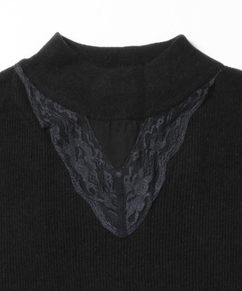 CAROLINA GLASER（カロリナ グレイサー）の「CAROLINA GLASER / オーバーレース ワンピース（ワンピース・レディース・ブラック/ピンク・ONE SIZE）」の20枚目の写真