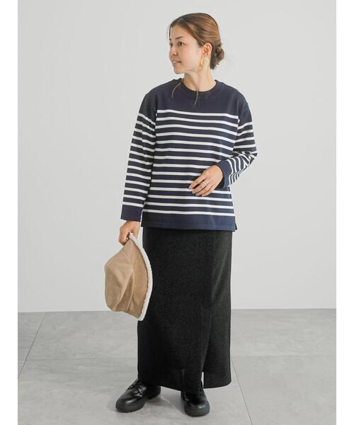 Lugnoncure（ルノンキュール）の「ラメラップ風スカート（スカート・レディース・ブラック/ベージュ/ネイビー・F）」の20枚目の写真