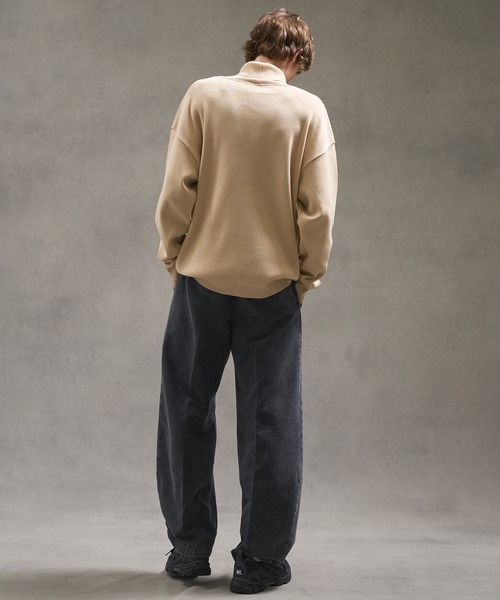 セール】〈 ユニセックス〉オーバーサイズスタートルネックニット