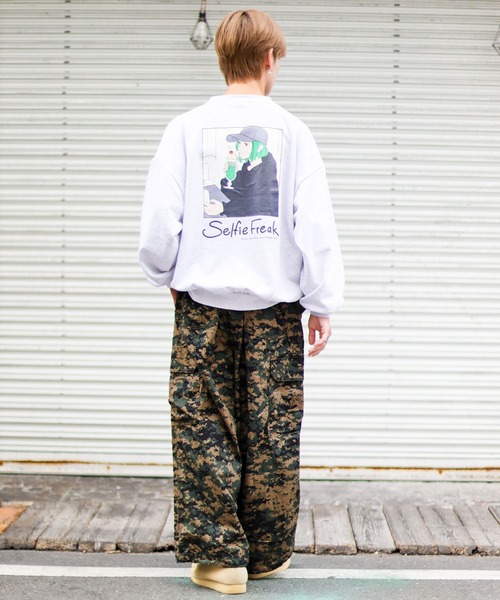 SPINNS(スピンズ)の「【M,L2サイズ展開◎ユニセックスで着用可能】カモフラ柄ミリタリーカーゴパンツ(カーゴパンツ・メンズ・カーキ・L/M)」の11枚目の写真
