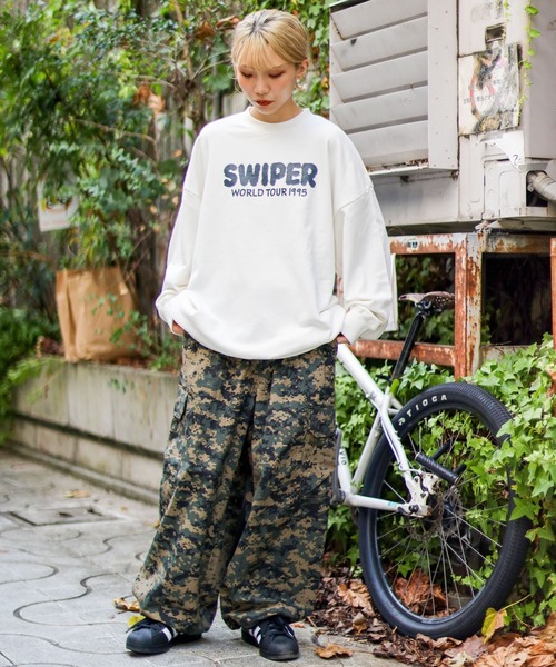 SPINNS(スピンズ)の「【M,L2サイズ展開◎ユニセックスで着用可能】カモフラ柄ミリタリーカーゴパンツ(カーゴパンツ・メンズ・カーキ・L/M)」の15枚目の写真