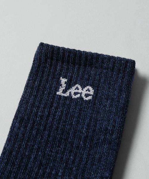 Lee(リー)の「【LEE】 ワンポイントロゴソックス 2足セット(ソックス/靴下・メンズ・ブラック/グレー/ブルー/ホワイト・FREE)」の8枚目の写真
