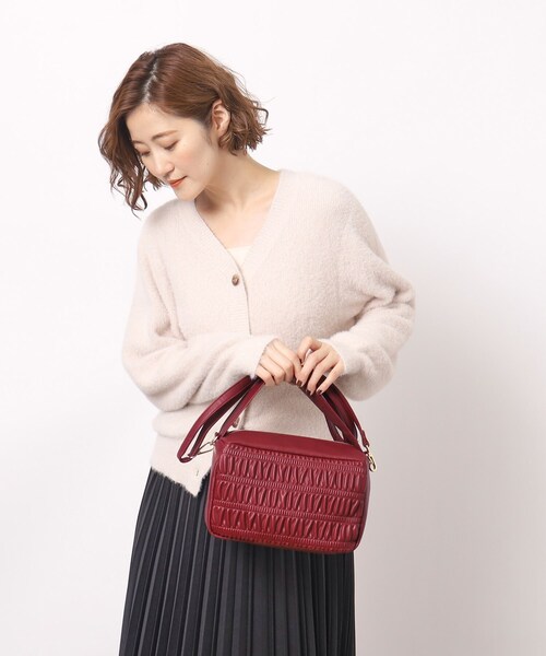grove（グローブ）の「◆ギャザーワイドハンドル2WAYショルダー（ショルダーバッグ・レディース・ブラック/アイボリー/シルバー系その他/スミクロ/ライトグレー系7/レッド系1・00）」の18枚目の写真