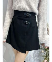 EATME | ダブルベルトアシメミニスカート(スカート)