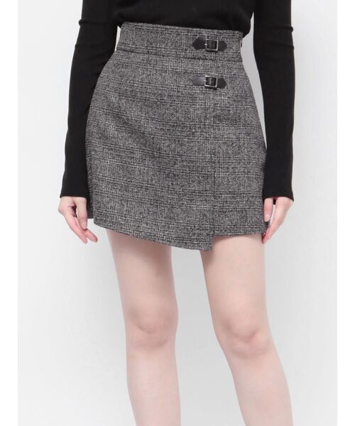 EATME(イートミー)の「ダブルベルトアシメミニスカート(スカート・レディース・ブラウン/ブラック/その他1・MEDIUM/SMALL)」の13枚目の写真