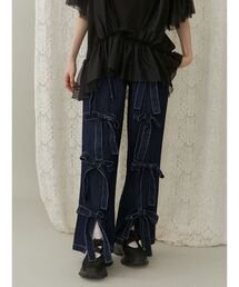 merry jenny | デニムリボンパンツ(デニムパンツ)