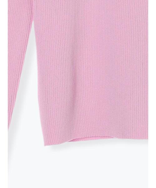 Te chichi（テチチ）の「ハイネックサイドボタンプルオーバー（ニット/セーター・レディース・ブラック/ピンク/グレー・F）」の20枚目の写真