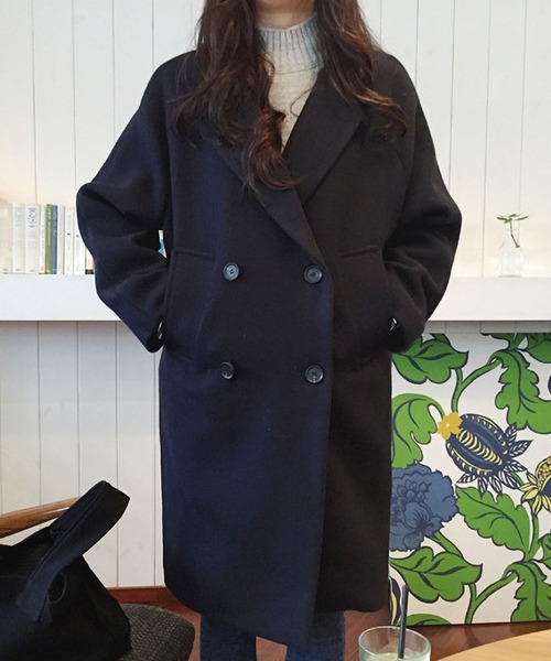 BLANC FICELLE(ブランフィセル)の「ステンカラー ロングコート 裏キルティング(ステンカラーコート・レディース・ライトベージュ/ブラック・L/XL/S/M)」の5枚目の写真