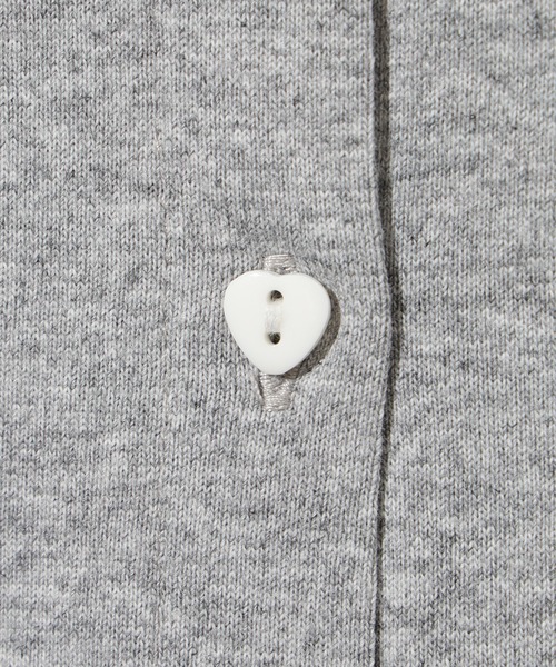 MILKFED.（ミルクフェド）の「HEART ELBOW CARDIGAN（カーディガン/ボレロ・レディース・ブラック/アッシュ/ライトピンク・ONE SIZE）」の4枚目の写真