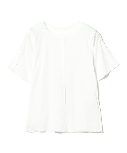 Ray BEAMS（レイビームス）の「RBS / テレコ センター シーム Tシャツ（Tシャツ/カットソー・レディース・ライトグレー/ホワイト・ONE SIZE）」の14枚目の写真