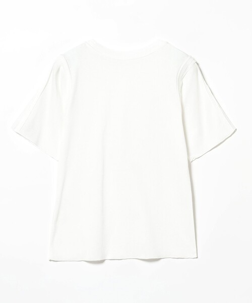 Ray BEAMS（レイビームス）の「RBS / テレコ センター シーム Tシャツ（Tシャツ/カットソー・レディース・ライトグレー/ホワイト・ONE SIZE）」の15枚目の写真