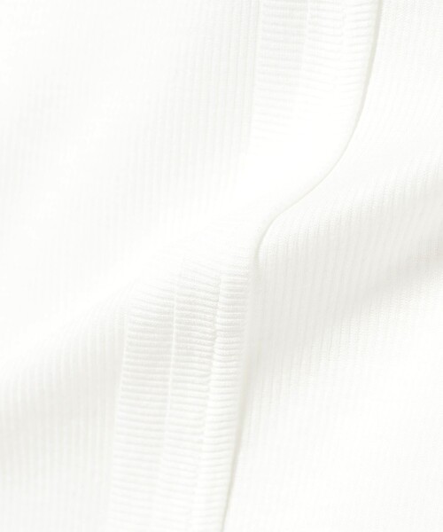 Ray BEAMS（レイビームス）の「RBS / テレコ センター シーム Tシャツ（Tシャツ/カットソー・レディース・ライトグレー/ホワイト・ONE SIZE）」の16枚目の写真