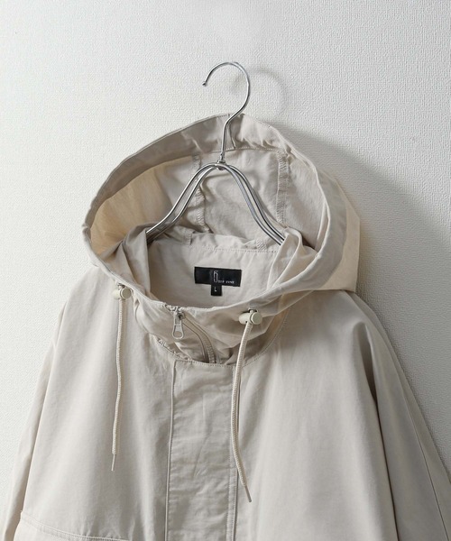 ZIP FIVE（ジップファイブ）の「【ZIP FIVE】 バルーンシルエット ビッグポケット テック コットン ナイロン マウンテンパーカー（マウンテンパーカー・レディース・ホワイト/ブラック/カーキ・MEDIUM/LARGE）」の14枚目の写真