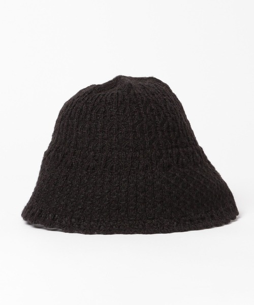 HARE（ハレ）の「カットアウトニットバケハ(HARE)（ハット・レディース・ブラック・FREE）」の9枚目の写真