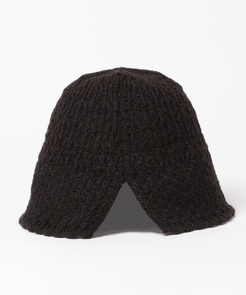 HARE（ハレ）の「カットアウトニットバケハ(HARE)（ハット・レディース・ブラック・FREE）」の10枚目の写真