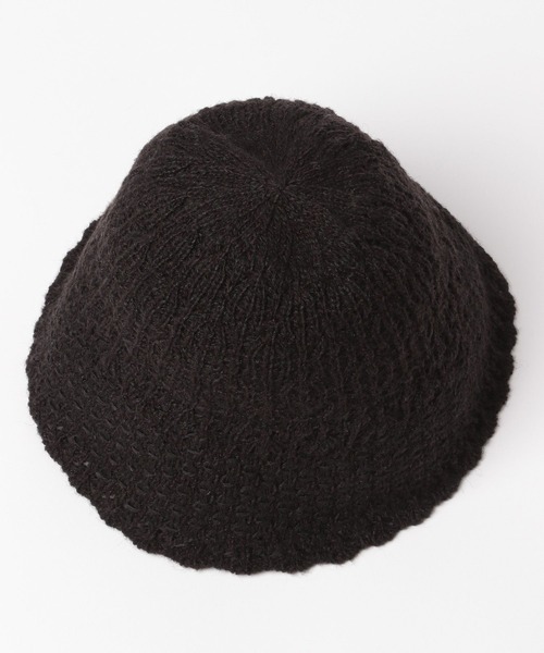 HARE（ハレ）の「カットアウトニットバケハ(HARE)（ハット・レディース・ブラック・FREE）」の11枚目の写真