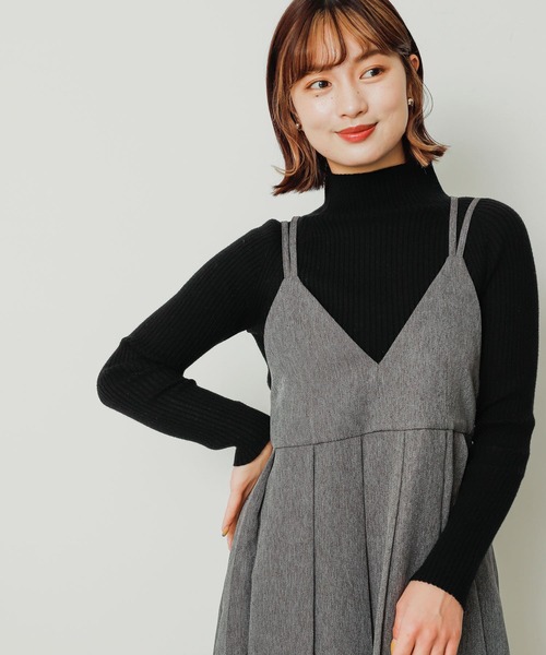 SENSE OF PLACE by URBAN RESEARCH（センスオブプレイスバイアーバンリサーチ）の「『ドラマ着用商品』プリーツキャミワンピース（ワンピース・レディース・ブルー/グレー/ライトベージュ・S/ONE）」の11枚目の写真