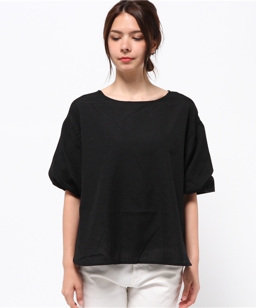 Kastane（カスタネ）の「【Kastane】袖WVネック2WAYプルオーバー（シャツ/ブラウス・レディース・オフホワイト/ブラック/キャメル/カーキ・FREE）」の5枚目の写真