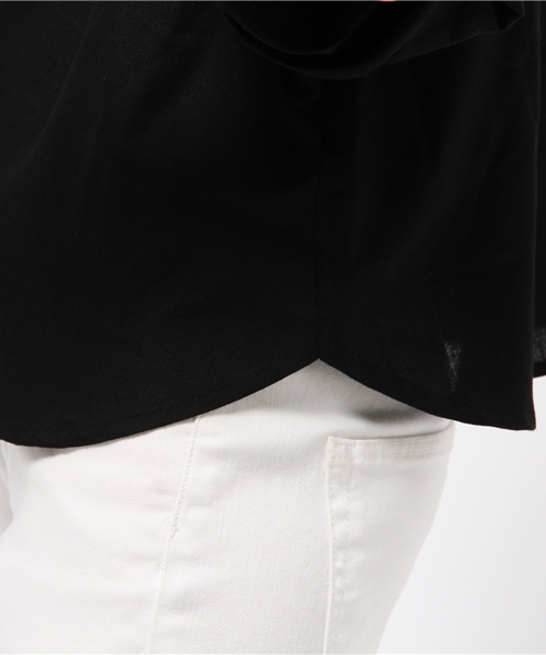 Kastane（カスタネ）の「【Kastane】袖WVネック2WAYプルオーバー（シャツ/ブラウス・レディース・オフホワイト/ブラック/キャメル/カーキ・FREE）」の15枚目の写真