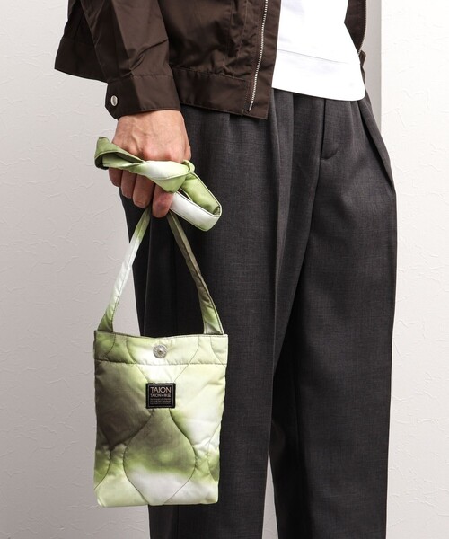 TAION（タイオン）の「【TAION/タイオン】MILITARY CROSS BODY DOWN BAG S (TAION-BG05ML-S)（ショルダーバッグ・メンズ・ブラック/ミント/グリーン系その他3/ダークネイビー・FREE）」の3枚目の写真