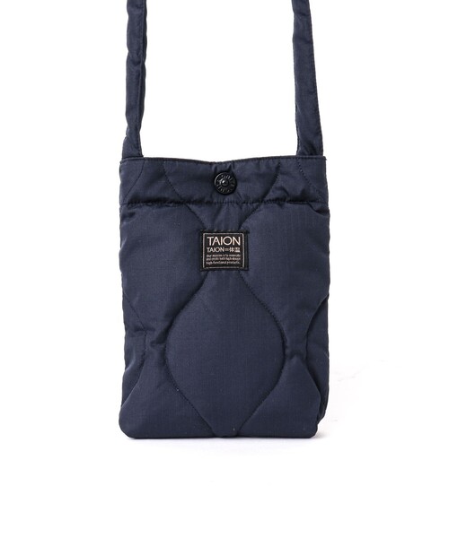 TAION（タイオン）の「【TAION/タイオン】MILITARY CROSS BODY DOWN BAG S (TAION-BG05ML-S)（ショルダーバッグ・メンズ・ブラック/ミント/グリーン系その他3/ダークネイビー・FREE）」の6枚目の写真