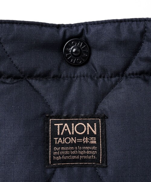 TAION（タイオン）の「【TAION/タイオン】MILITARY CROSS BODY DOWN BAG S (TAION-BG05ML-S)（ショルダーバッグ・メンズ・ブラック/ミント/グリーン系その他3/ダークネイビー・FREE）」の7枚目の写真
