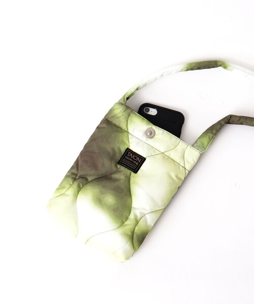 TAION（タイオン）の「【TAION/タイオン】MILITARY CROSS BODY DOWN BAG S (TAION-BG05ML-S)（ショルダーバッグ・メンズ・ブラック/ミント/グリーン系その他3/ダークネイビー・FREE）」の19枚目の写真