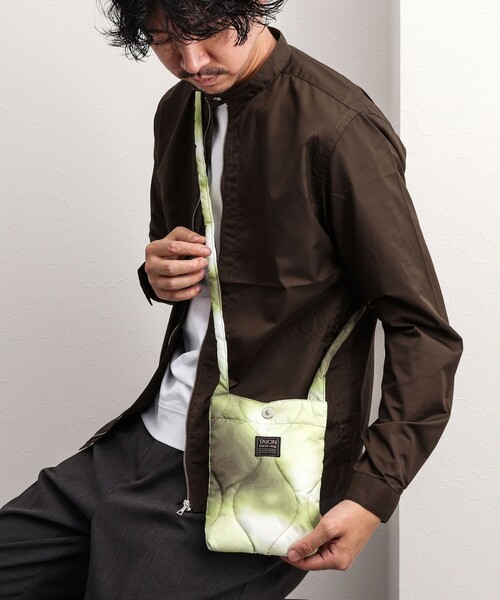 TAION（タイオン）の「【TAION/タイオン】MILITARY CROSS BODY DOWN BAG S (TAION-BG05ML-S)（ショルダーバッグ・メンズ・ブラック/ミント/グリーン系その他3/ダークネイビー・FREE）」の14枚目の写真