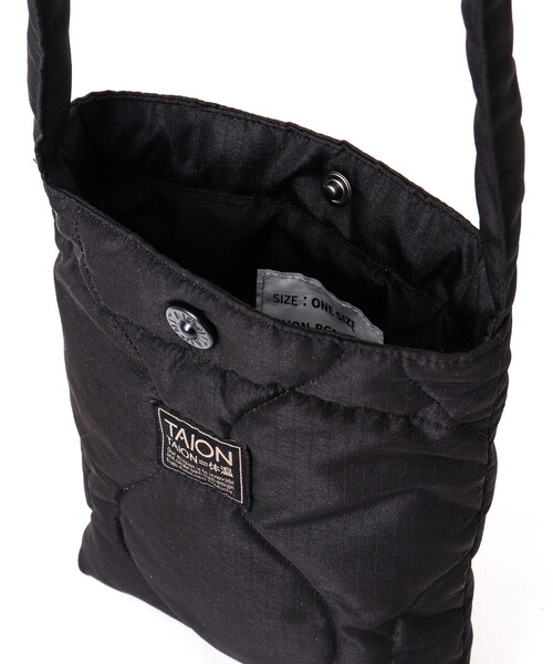 TAION（タイオン）の「【TAION/タイオン】MILITARY CROSS BODY DOWN BAG S (TAION-BG05ML-S)（ショルダーバッグ・メンズ・ブラック/ミント/グリーン系その他3/ダークネイビー・FREE）」の11枚目の写真