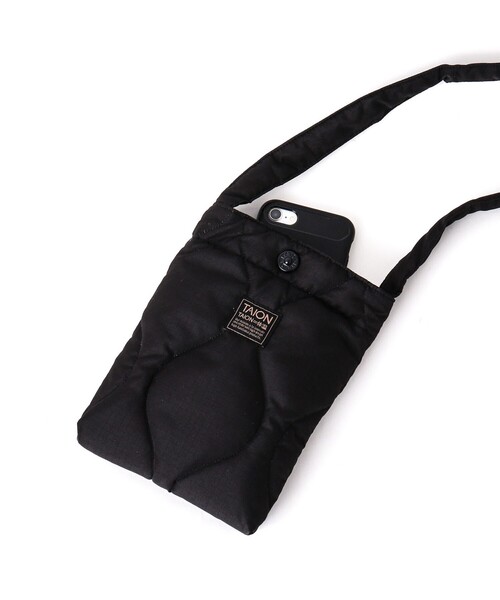 TAION（タイオン）の「【TAION/タイオン】MILITARY CROSS BODY DOWN BAG S (TAION-BG05ML-S)（ショルダーバッグ・メンズ・ブラック/ミント/グリーン系その他3/ダークネイビー・FREE）」の15枚目の写真