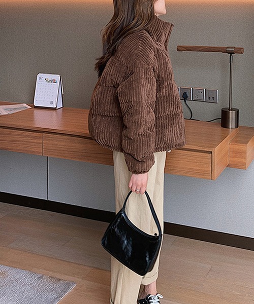 Primazel(プリマゼル)の「コーデュロイファージャケットコート(その他アウター・レディース・ブラウン・M)」の8枚目の写真