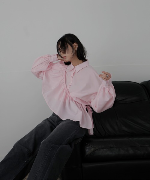 サッシュフリルTシャツ サッシュフリルTシャツ（2002508748） | GALLEST