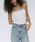 CLANE�i�N���l�j�́uTHIN CODE CAMISOLE�i�L���~�\�[���j�v�b�z���C�g