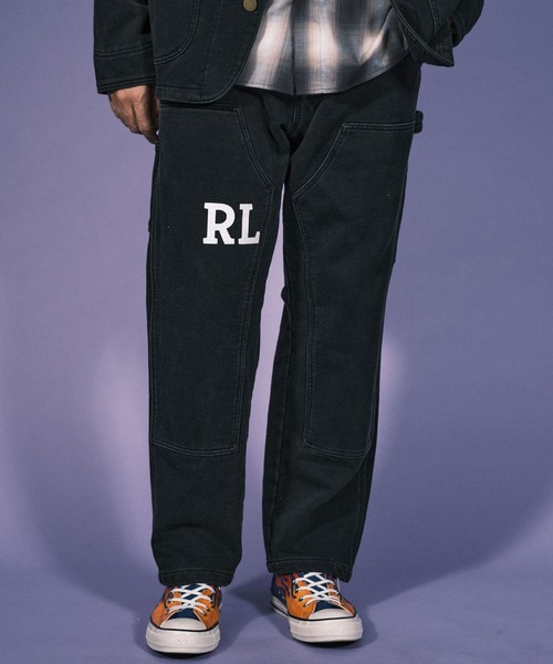 RePRODUCTION LABEL(リプロダクションレーベル)の「【RePRODUCTION LABEL / リプロダクションレーベル】ダブルニースウェットパンツ(スウェットパンツ・メンズ・カーキ/ブラック・FREE)」の2枚目の写真