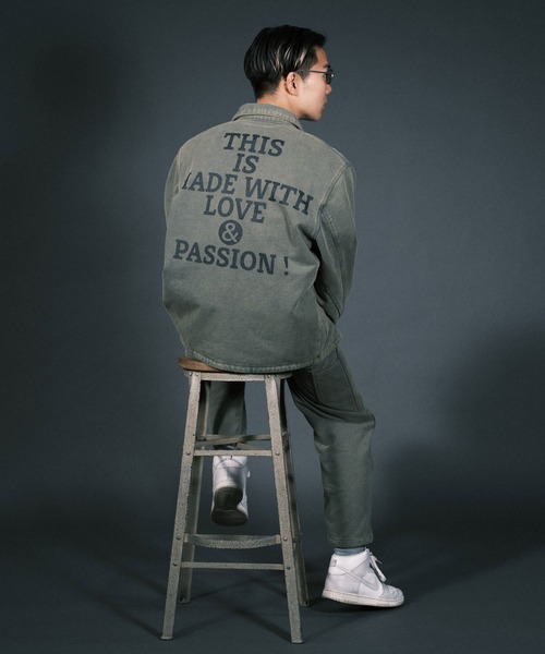 RePRODUCTION LABEL(リプロダクションレーベル)の「【RePRODUCTION LABEL / リプロダクションレーベル】ダブルニースウェットパンツ(スウェットパンツ・メンズ・カーキ/ブラック・FREE)」の5枚目の写真
